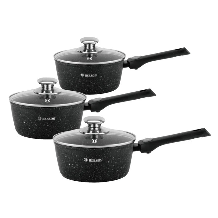 Herzog HR-3621: Olla para Salsa de 6 Piezas con Mango Desmontable
