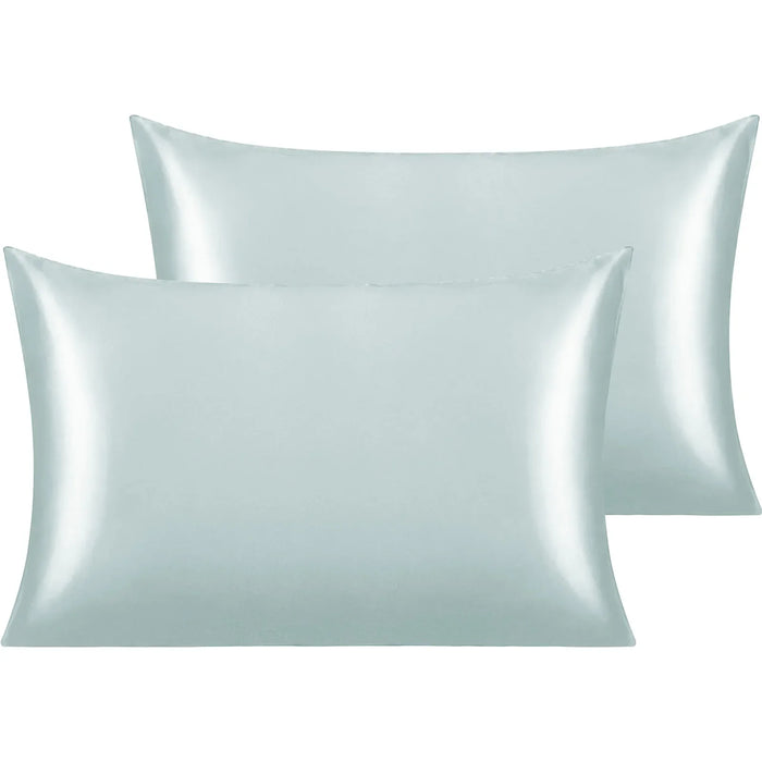 Funda de Almohada de Raso de Seda para el Cabello 2Pzs - 51x76cm - Bronmart