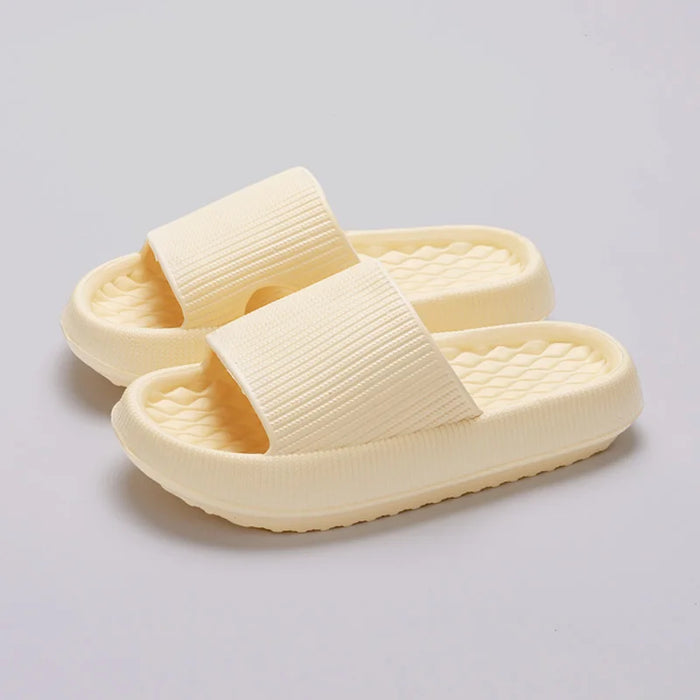 Chanclas Veraniegas Utune de Suela Gruesa y Cómoda de EVA BronShoes color  amarillo