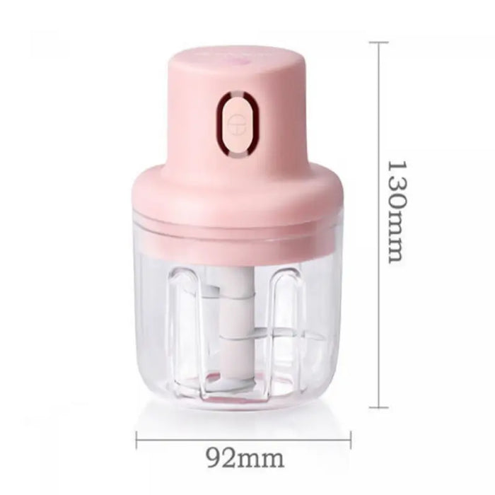 Picadora de alimentos inalámbrica portátil de 250 ml con cuchilla de acero inoxidable | BronKitchen© - Bronmart