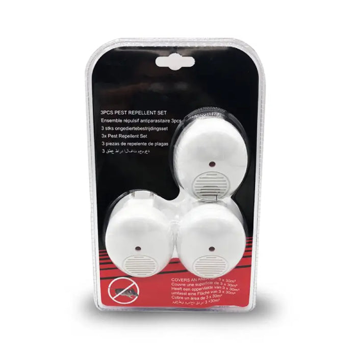 Repelente de Plagas Alarma de Plagas  3PCS - Protección Ecológica para Hogares | BronHome©