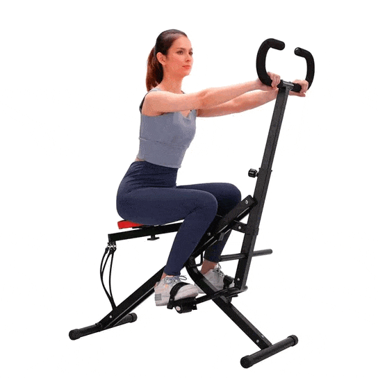 AB Booster Plus, fitnessmachine voor het hele lichaam met digitale monitor, zwarte kleur | Bronfit ©