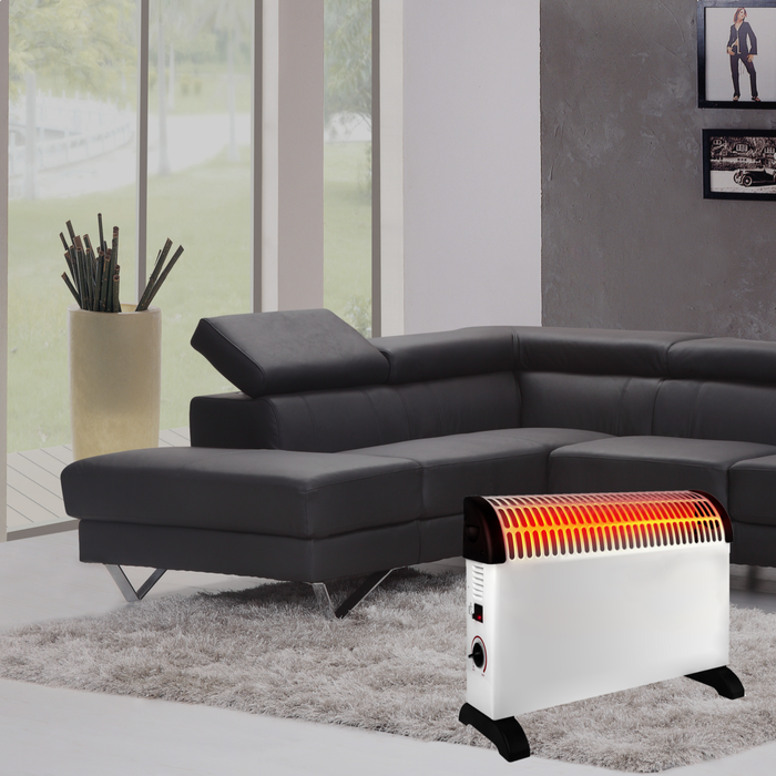 Calefactor eléctrico, calentador eléctrico convector portátil 2000W | BronHome©