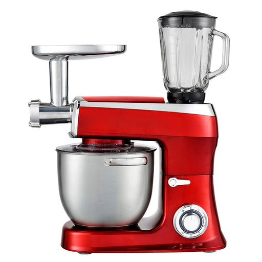 Amasadora,Robot,de,Cocina,3,en,1,Batidora,Picadora,de,Carne,2100W,Color,rojo,BronKitchen©,