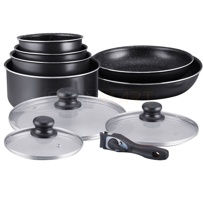 Batería, De Revestimiento De Mármol Con Asas Desmontables,BronKitchen©,HG-5000-10-pcs-Batterie-de-cuisine-avec-revetem-13,bronmart,ES