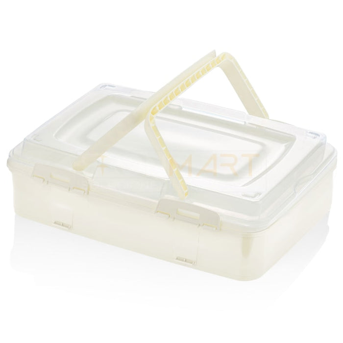 Caja de transporte para pasteles _ BronKitchen©,Recipiente para fiestas con 2 niveles e inserto de elevación - Caja de transporte para pasteles para alimentos - Recipiente para pasteles con asa ,bronmart.ES,porta tartas, porta tartas, porta tartas, porta tartas cristal, porta tartas carton, porta tarjetas de tela, porta tartas el corte ingles, porta tartas rectangular, caja porta tartas, como hacer un porta tartas de tela, portail ac tartas,