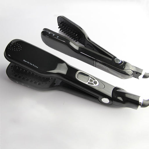 Plancha-de-Pelo-profesional-a-vapor-3-en-1-BronBeauty©,Cepillo-de-vapor,plancha-de-pelo,plancha-de-vapor,solución-para-cabello-rizado,Plancha-de-Pelo-profesional,Plancha-de-Pelo-de-Vapor,acción-iónica-con-ajustes-de-temperatura