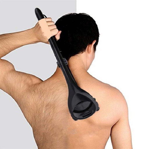 Depilación,de,espalda,y,afeitadora,corporal,BronBeauty©-Depilación,de,espalda,y,afeitadora,corporal,(bricolaje),mango,ergonómico-afeitado,en,húmedo,o,en,seco,cuchillas,adicionales,incluidas