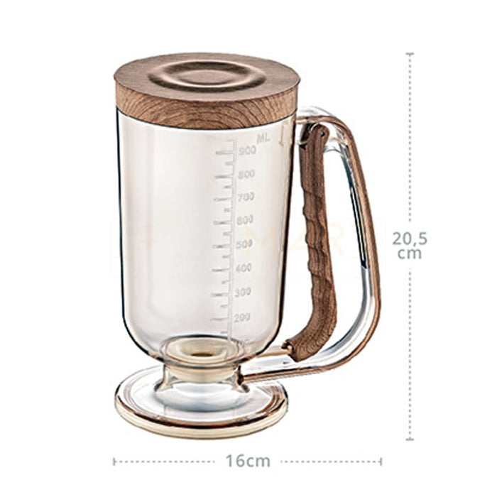 dispensador de masa para pancakes, dispensador de masa para reposteria, dispensador de masa para galletas, dispensador de masa para hot cakes, dispensador de masa para donas, embudo dispensador de masa, dispensador de masa para magdalenas, dispensador de aceite para masajes, jarra dispensadora de masa,dispensador de masa de pastel de masa de plástico púrpura de alimentaria, repostería, herramientas de decoración de repostería para hornear, herramientas de cocina