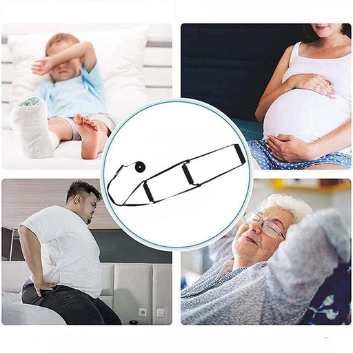 Escalerilla,De,Ayuda,Para,La,Cama,BronWellys©-Escalera,de,cama,de,cuerda,negra,para,embarazadas-correa,de,nailon,resistente-ayudante,de,Caddie-Ayuda,de,tracción,para,discapacitados-asistencia,de,fisioterapia