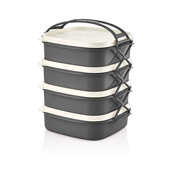 Fiambrera-Loncheras-a-Prueba-De-Fugas,Fiambrera-De-Trabajo-Portátil-De-4-Capas,Braoses Fiambreras Bento, Lunch-Box-Bento-Box-4-Niveles-Caja-De-Bento,La Lonchera-Bento-Con-Utensilios-Cuchara-Y-Tenedor, Fiambreras-Caja-De-Alimentos-Para-NiñOs-Y-Adultos.