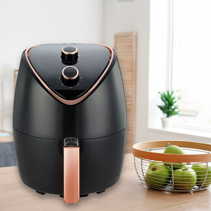 Freidora de aire sin aceite, AirFryer 5.5L de 1400 W con control manual | BronKitchen©,freidora de aire,freidora,electrodomésticos,comida sana,comida saludable