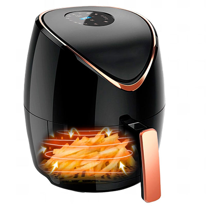 Freidora de aire sin aceite, Freidora de aire sin aceite, AirFryer familiar  5.5L de 1400 W con pantalla táctil LED | BronKitchen©,comer sano,airfryer,freidora sin aceite,Freidora de aire 4 letros | BronKitchen©freidora de aire,freidora,electrodomésticos,comida sana,comida saludable