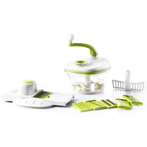 utensilios de cocina , trituradora , Separador de huevos para tomate , rebanador , rallador queso patata, picadora de carne, equipo de cocina, rebanadora, picadora, picador de verduras, picadora manual, picadora de alimentos, Juego de picadora y cortadora 10 en 1 BronKitchen©, fideos, cortador espiral patatas, cortador de verduras con cuchilla giratoria, Cortador de Verdura Mandolina de Verduras Multifuncional, Cocina Slicer 10 Cuchillas, bronmart españa,