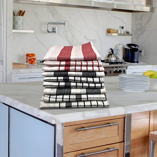 Juego-de-9 paños-de cocina-sin-pelusas-de-algodón-100%, Rayas-y-a-Cuadros-Vintage-BronKitchen©,¿-Cuál-es-el-mejor-paño-de-cocina-?,¿-Cómo-se-hacen-los-paños-de-cocina-?,¿-Qué-trapo-de-cocina-?,Toallas-de-Cocina-de-Colores-Juego-de-9,Encuentra-suaves-y-absorbentes-toallas-de-algodón-para-cocina,bronmart,es,