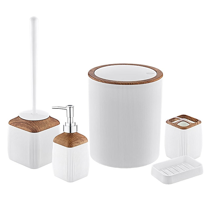Juego-de-baño-de-5-piezas-Acento-de-madera-BronHome©,Juego-de-6-accesorios para-el-cuarto-de-baño, dispensador-de-jabón,escobilla-para-el-inodoro, accesorios-de-baño,accesorios-de-baños-modernos,juego-de-accesorios-de-baño,accesorios-de-baño-y-bañarse,accesorios-de-baño-negro,accesorios-de-baño-para-niños,accesorios-de-baño-dorados,accesorios-de-baños-de-set-completo,accesorios-de-baño-blanco,bronmart,es,nl,be,it,de,