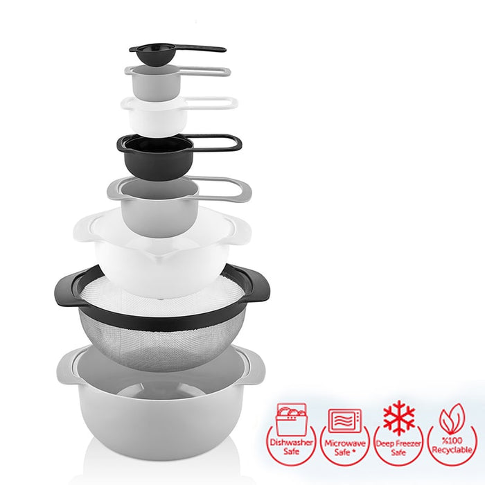 Juego-de-cuencos-y-tazas-medidoras-8-en-1-BronKitchen©,Coladores-Cocina-Bol-para-Mezclar,Juego-de-Cuencos,Cuencos-Mezcladores-de-Boles, Exprimidor-de-Cítricos, Cuencos-Nido-de-Plástico-sin-BPA,para-Frutas-y-arena-y-pasteleria,bronmart,es,it,fr,nl,be,co.uk