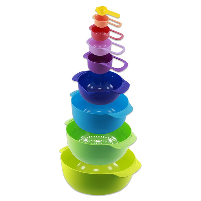 Juego-de-cuencos-y-tazas-medidoras-9-en-1-BronKitchen©,Coladores-Cocina-Bol-para-Mezclar,Juego-de-Cuencos,Cuencos-Mezcladores-de-Boles, Exprimidor-de-Cítricos, Cuencos-Nido-de-Plástico-sin-BPA,para-Frutas-y-arena-y-pasteleria,bronmart,es,it,fr,nl,be,co.uk
