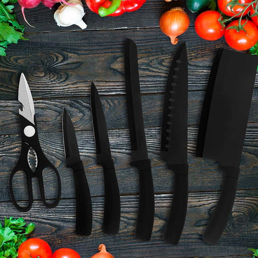 Juego,de,cuchillos,de,8,piezas,con,soporte,de,acrílico-Negro,BronKitchen©,kss600,comprar,cuchillos,cuchillos,carne,cuchillos,de,carne,cuchillos,mesa,cuchillos,para,carne,set,de,cuchillos,zwilling,cuchillos,juegos,de,cuchillos