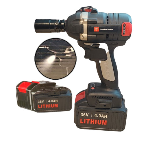 Llave De Impacto, pistola impacto bateria, 36v 4 Ah Con 2 Baterías | BronTools©