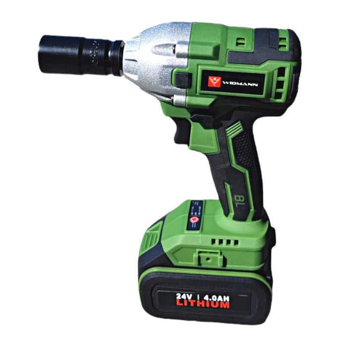 Llave de impacto 24v, 4 Ah con 2 baterías | BronTools©