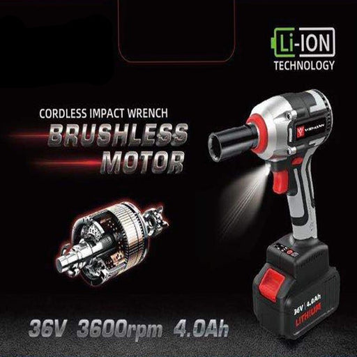 Llave de impacto inalámbrica, motor sin escobillas 36V 4.0Ah,que es una llave de impacto inalambrica, para que sirve una llave de impacto inalámbrica,bronmart españa,fr,be,nl,de,co.uk,llave de impacto a batería potente,llave impacto,llave de impacto a batería,llave de impacto parkside,llave de impacto manual,