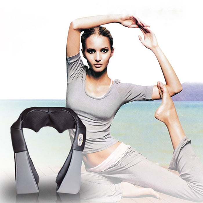 Masajeador-de-Cuello-Hombros-y-Espalda-BronHealth© ,Masajeador-de-Cuello-y-Hombros-Básico-Shiatsu,Masajeador-Cervical-con-3D -Rotación-y-Función-de-Calor-para-Relajación-de-Fatiga-en-Casa, Oficina-o-Coche-2-Años-Garantía,bronmart,es,fr,it,nl,be,de,pt,co.uk,Masajeador para hombros, espalda, cuello Shiatsu, con función de calor, masajeador cervical, cojín de masaje eléctrico, 16 cabezales de masaje, regalo para mujeres, hombres, oficina,coche y hogar