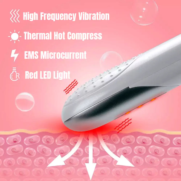 Productos Masajeador de Ojos EMS Antiedad con Fototerapia, Termoterapia y Vibración | BronBeauty©