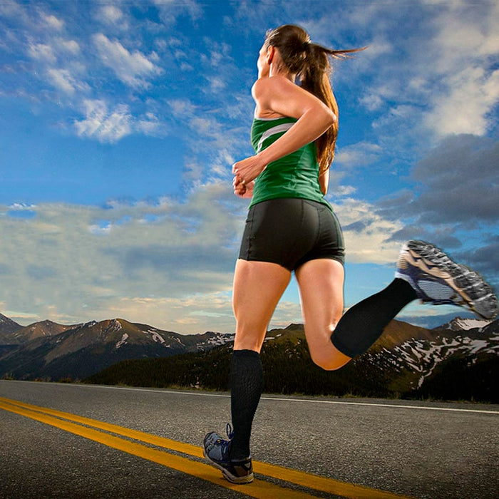 Medias,altas,con,fibra,de,cobre,Light,Legs,Small,Calcetines,de,compresión,de,cobre,unisex,para,mejorar,la,circulación, para,correr, senderismo, ciclismo,15-20,mmHg
