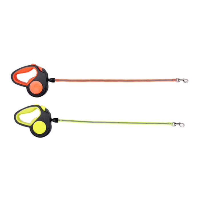 Pet Treatment ED-41661: Correa retráctil para perros que brilla en la oscuridad - 3,5 M Naranja - Bronmart