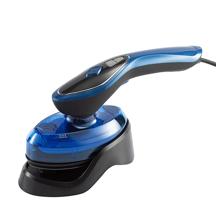 Plancha de vapor portátil 2 en 1 en seco y vapor, planchado horizontal y vertical | BronHome©