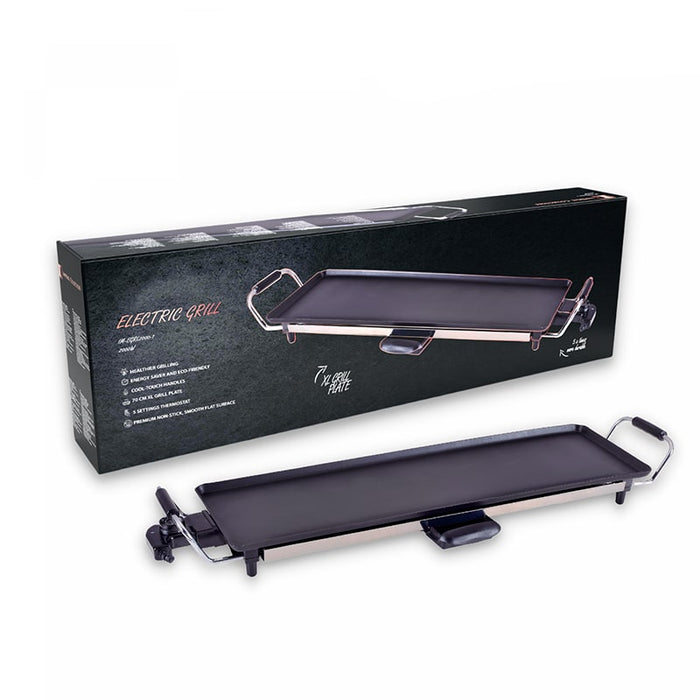 Plancha de cocina eléctrica, Multiparrilla eléctrica (70cm) de 2000W | BronKitchen©,plancha de asar eléctrica, plancha asar eléctrica, plancha electrica cocina, plancha electrica para cocinar, plancha de cocina electrica, plancha electrica para asar, plancha electrica, plancha grill , plancha parrilla electrica, plancha de asar ,