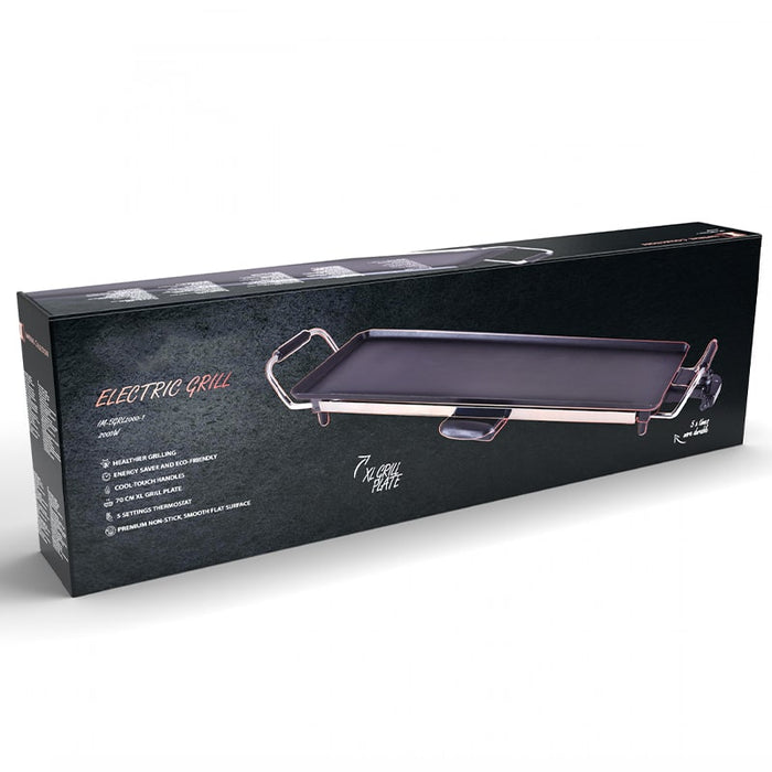 Plancha de cocina eléctrica, Multiparrilla eléctrica (70cm) de 2000W | BronKitchen©,plancha de asar eléctrica, plancha asar eléctrica, plancha electrica cocina, plancha electrica para cocinar, plancha de cocina electrica, plancha electrica para asar, plancha electrica, plancha grill , plancha parrilla electrica, plancha de asar ,