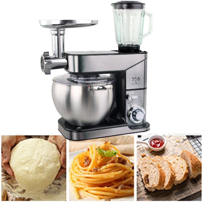 Robot de cocina amasadora, con picadora de carne y batidora 3 en 1, 2500 W - 10L | BronKitchen©
