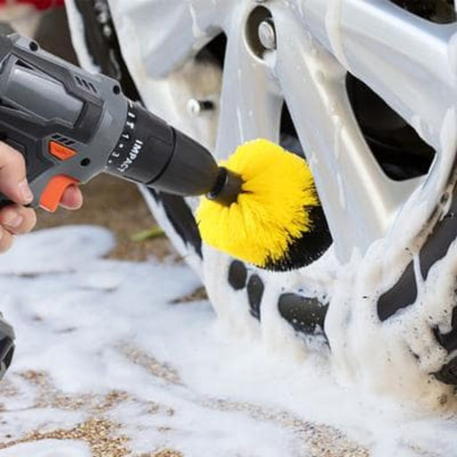 Set-de-cepillos-de-limpieza-para-taladro-BronTools©,Fregadora-giratoria-eléctrica,cepillo-de-limpieza-Turbo, limpiador-de-baño-recargable-inalámbrico-con-mango-de extensión, cepillo-adaptable,bañera,Fregadora-de-azulejos,limpiar-baldosas-facil,limpiar-el-baño,limpiar-el-horno-facil,como,limpiar,el,horno