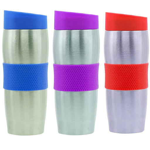 Taza Térmica de Viaje de vacío de Acero Inoxidable 380 ml | BronHome©,Termo Café para Llevar, Taza Termica de Viaje Acero Inoxidable 380 ml | Pequeño, sin BPA, Antigoteo, Reutilizable, Doble Pared Aislado al Vacío, Apto para Lavavajillas | Vaso Hermetico Té Caliente