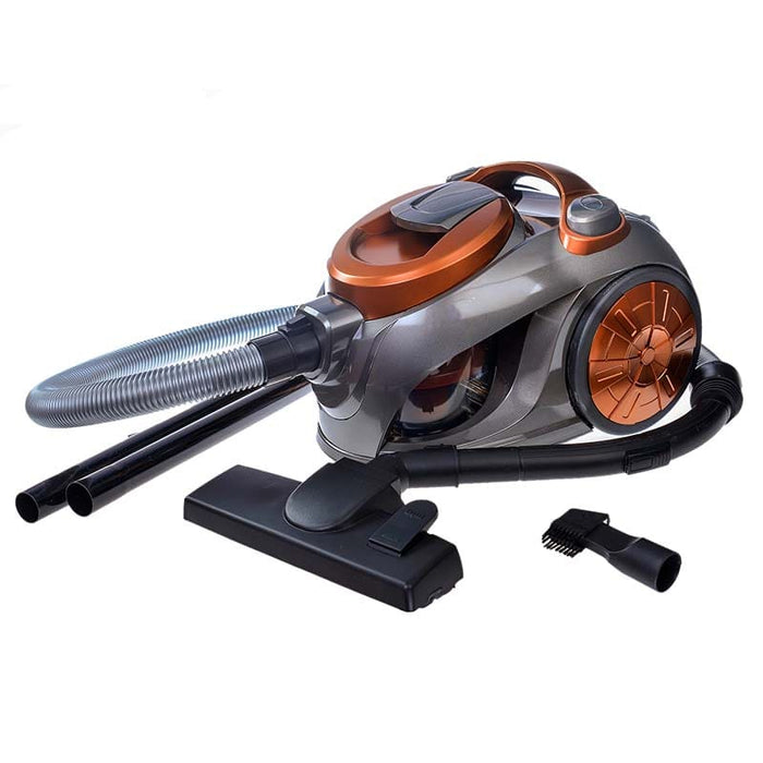 Aspiradora Sin Bolsa Multi-ciclón 2.5L, 1200 W, ABS, acero inoxidable | BronHome©