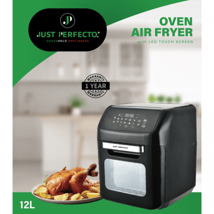 Horno de circulación de aire Just Perfecto 1800W 12-en-1 Airfryer XXL - 12L | BronKitchen©