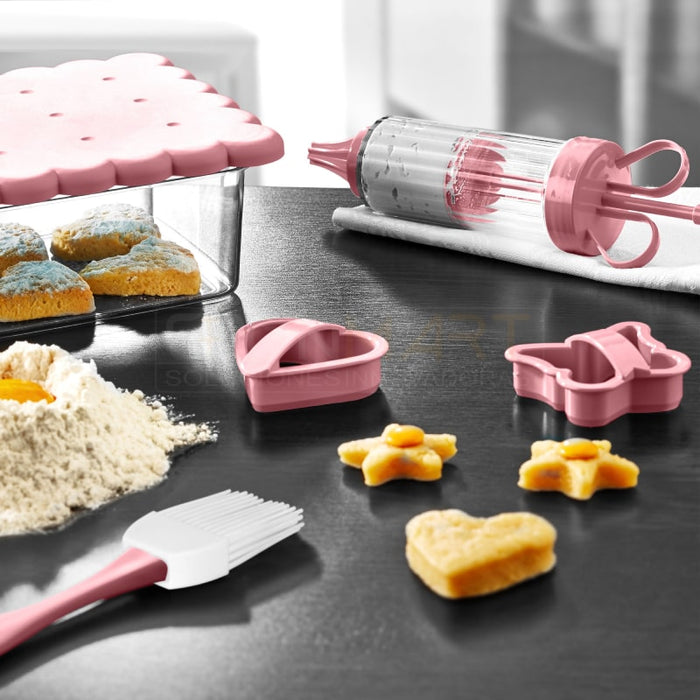 Pistola repostería con accesorios completos y una caja de almacenamiento Púrpura | BronKitchen©