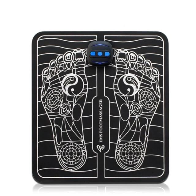 Masajeador de pies eléctrico EMS, estimulador muscular de pies, alfombrilla de masaje para pies, mejora la circulación sanguínea, alivia el dolor, cuidado de la salud