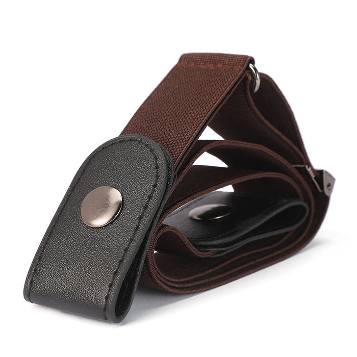 Cinturón sin hebillas para pantalones de mezclilla, vestidos, cinturón elástico elástico sin hebilla para mujeres / hombres, sin bultos, cinturón sin complicaciones
