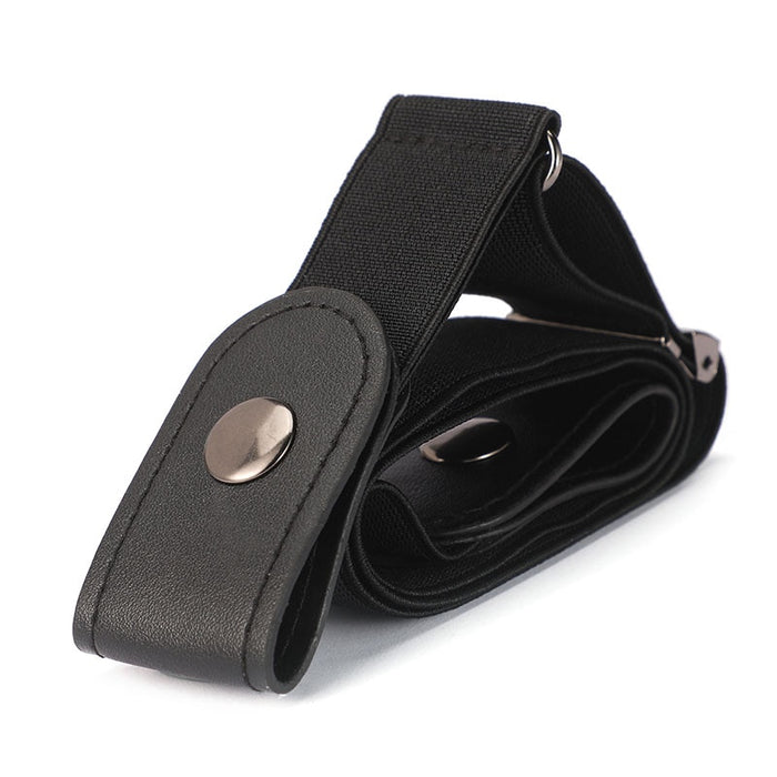 Cinturón sin hebillas para pantalones de mezclilla, vestidos, cinturón elástico elástico sin hebilla para mujeres / hombres, sin bultos, cinturón sin complicaciones