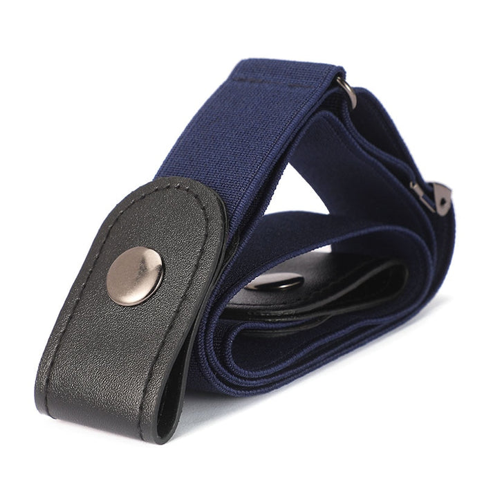 Cinturón sin hebillas para pantalones de mezclilla, vestidos, cinturón elástico elástico sin hebilla para mujeres / hombres, sin bultos, cinturón sin complicaciones