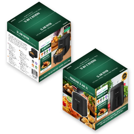 Freidora de aire Comfy Nest 5 L 1400W - con ventana