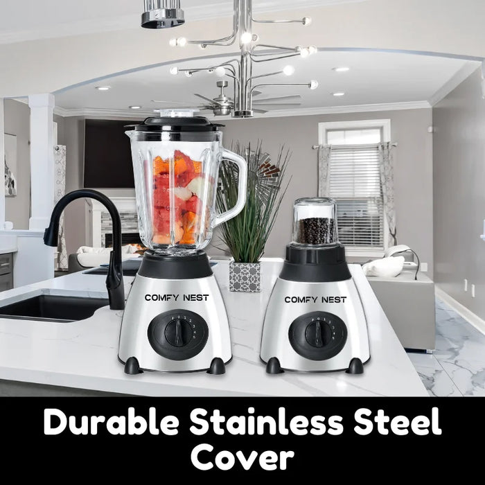 Batidora de vaso y molinillo Comfy Nest 800W 1.5 L