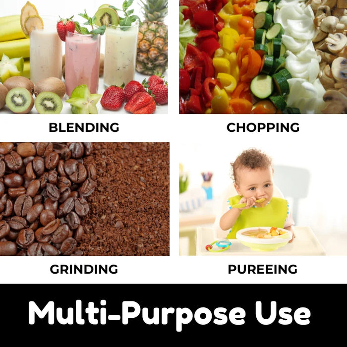 Batidora de vaso y molinillo Comfy Nest 800W 1.5 L