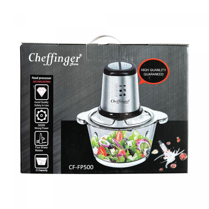 Cheffinger CF-FP500: Procesador de alimentos de 2L - 500W